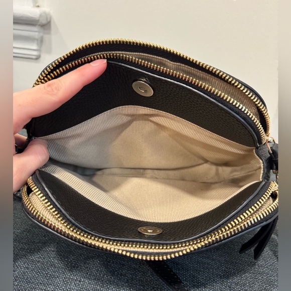 RADLEY LONDON Dukes Place Medium Leather Ziptop Crossbody Bag with Gold Accents - Picture 6 of 11